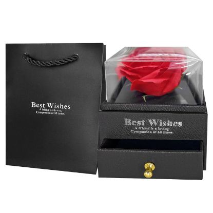 Εικόνα της Κουτί Μπιζουτιερα με Τριαντάφυλλο 10,5x8x8cm