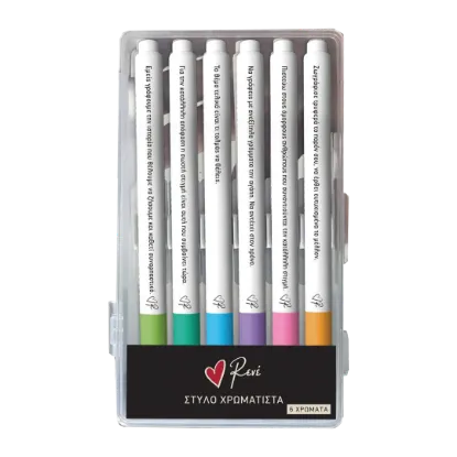 Εικόνα της Στυλό felt pen (Σετ 6 τμχ.)