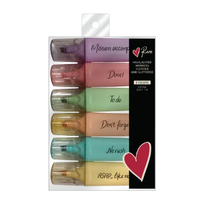 Εικόνα της Μαρκαδόρος υπογράμμισης με άρωμα (6 σχέδια)