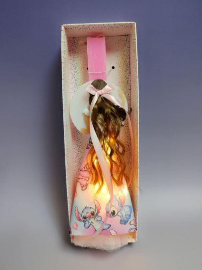 Εικόνα της ΛΑΜΠΑΔΑ ΚΟΠΕΛΑ ΜΕ ΦΟΡΕΜΑ STITCH ΚΑΙ ΦΩΣ