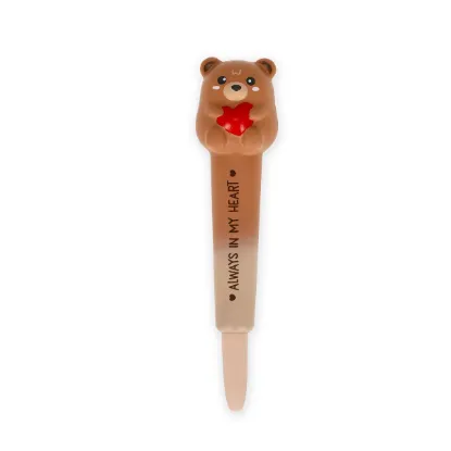 Εικόνα της Always In My Heart Teddy Bear Squishy Gel Pen - Squeezies
