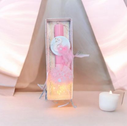 Εικόνα της ΛΑΜΠΑΔΑ ΜΕ ΚΥΚΝΟ ΡΟΖ ΚΑΙ ΦΤΕΡΟ