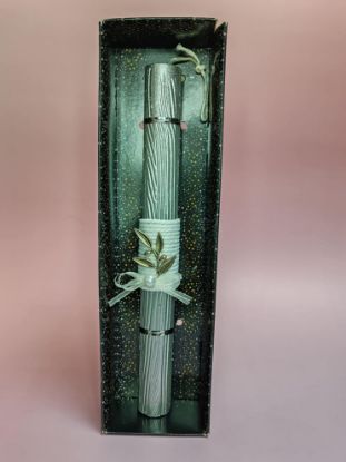 Εικόνα της ΛΑΜΠΑΔΑ ΑΣΗΜΙ ΜΕ ΔΙΑΚΟΣΜΗΤΙΚΟ ΦΥΛΛΟ ΕΛΙΑΣ