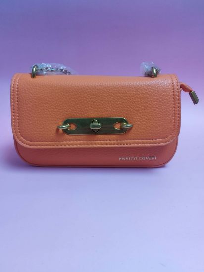 Εικόνα της ΤΣΑΝΤΑΚΙ ΩΜΟΥ ΠΟΡΤΟΚΑΛΙ ΧΡΩΜΑ ΜΕ ΧΡΥΣΗ ΑΛΥΣΙΔΑ