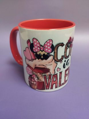 Εικόνα της ΚΟΥΠΑ ΔΙΧΡΩΜΗ COFFEE IS MY VALENTINE