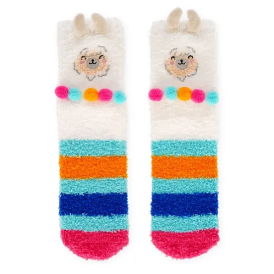 Εικόνα της Non-Slip Llama Socks for Adults - It's a Match!