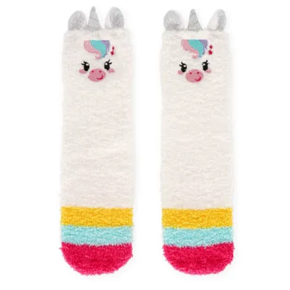 Εικόνα της Non-Slip Unicorn Socks for Adults - It's a Match!
