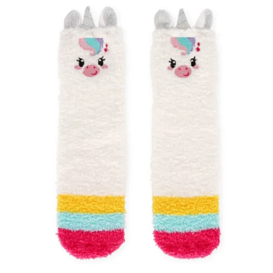 Εικόνα της Non-Slip Unicorn Socks for Adults - It's a Match!