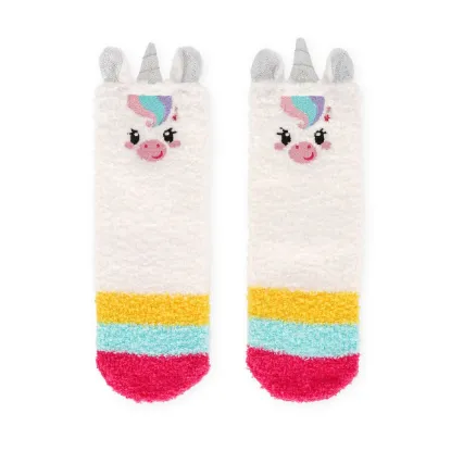 Εικόνα της Non-Slip Unicorn Socks for Kids - It's a Match!
