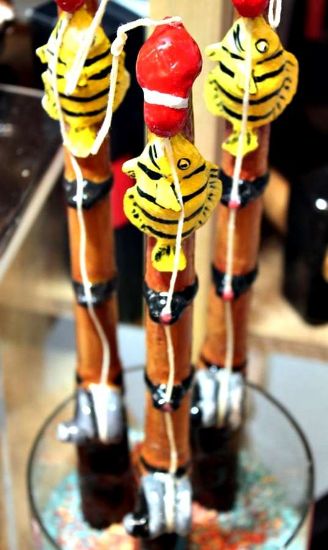 Εικόνα της Πασχαλινή λαμπάδα Καλάμι ψαρέματος 2.5x36cm