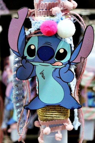 Εικόνα της Πασχαλινή Λαμπάδα  Γαλάζιο Τερατάκι ξύλινο Ύψος 25