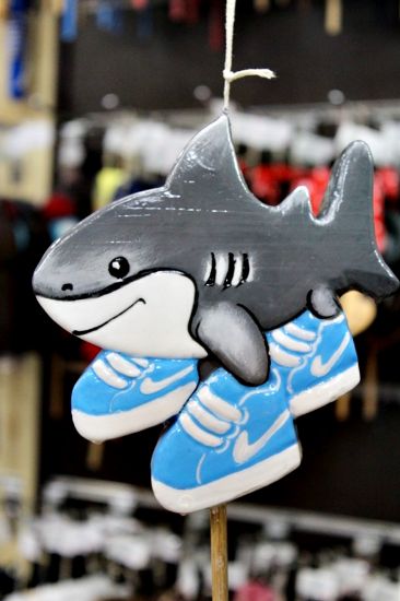 Εικόνα της Πασχαλινή λαμπάδα Πλακέτα Brainrot Τραλαλερο Τραλαλα 14,5 x 14cm