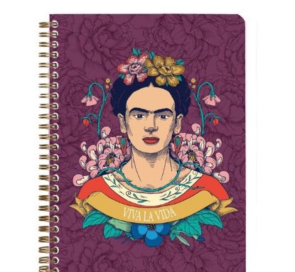 Εικόνα της F.Kahlo τετραδιο σπιραλ A5 ριγε 74φ.