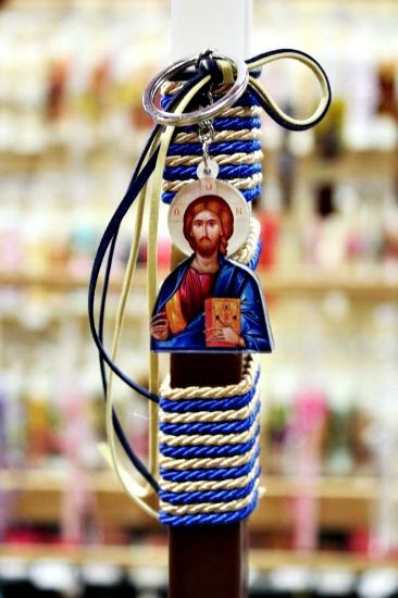 Εικόνα της Χριστός Μπρελόκ πλέξ. γκλ. 25Χ3,5 23Δ75