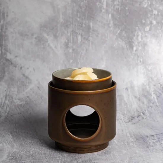 Εικόνα της Αρωματιστής Scentchips μπρονζε με μεγάλο δοχείο υποδοχής