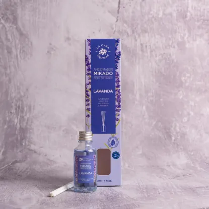 Εικόνα της Αρωματικό χώρου με sticks λεβάντα (σε κουτί )30ml