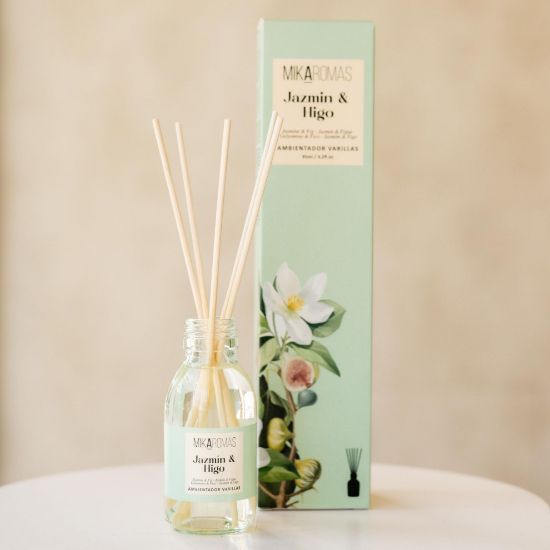 Εικόνα της Αρωματικό χώρου με sticks Γιασεμί Σύκο 95ml