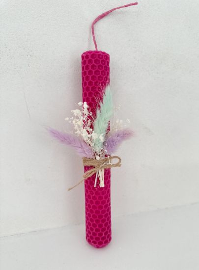 Εικόνα της Bee Candle Fucshia