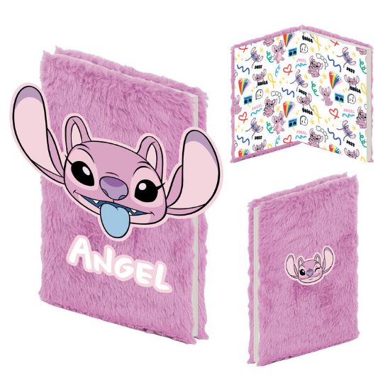 Εικόνα της Disney Stitch Angel A5 plush notebook
