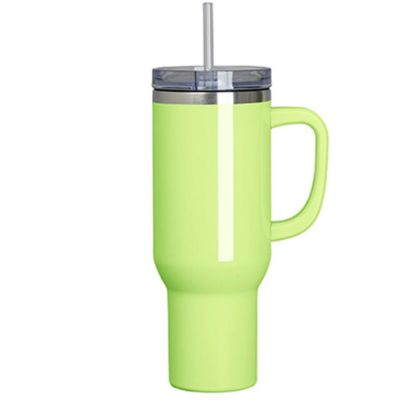 Εικόνα της Travel Tumbler 1200ml (GREEN gloss) Plastic Handle