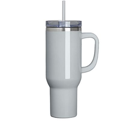 Εικόνα της Travel Tumbler 1200ml (GREY gloss) Plastic Handle