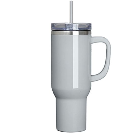 Εικόνα της Travel Tumbler 1200ml (GREY gloss) Plastic Handle