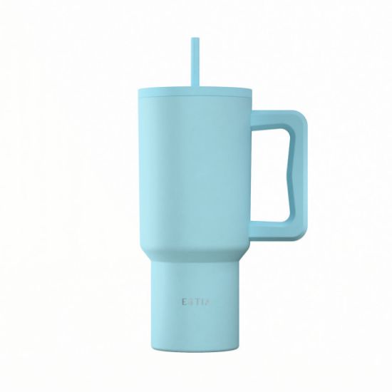 Εικόνα της ΘΕΡΜΟΣ STRAW TUMBLER XL SAVE THE AEGEAN 900ml ARCTIC
