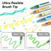 Εικόνα της Ohuhu Direct-ink Acrylic Markers Nahuku Σετ 48 Ανεξίτηλων Ακρυλικών Μαρκαδόρων