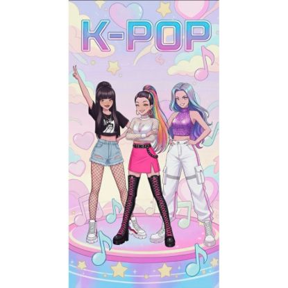 Εικόνα της KPOP DEMON HUNTERS BEACH TOWEL 1