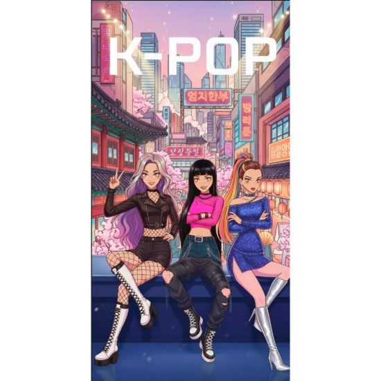 Εικόνα της KPOP DEMON HUNTERS BEACH TOWEL 2