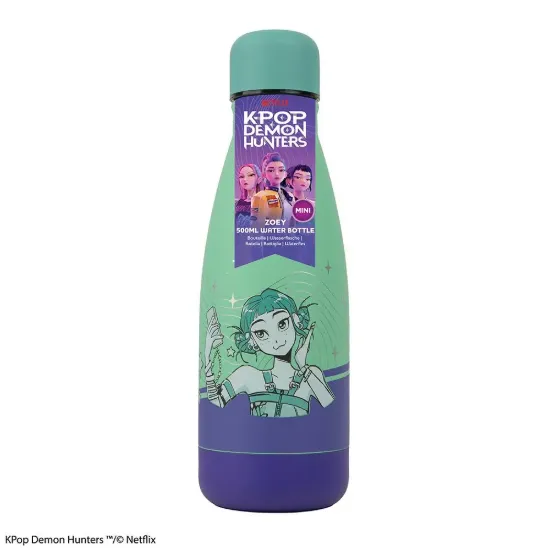 Εικόνα της Mini Μεταλλικό Μπουκάλι 500ml K-POP DEMON HUNTERS Zoey