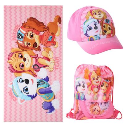 Εικόνα της Paw Patrol towel + bag + cap set