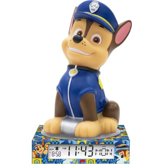 Εικόνα της Paw Patrol 3D lamp with alarm clock