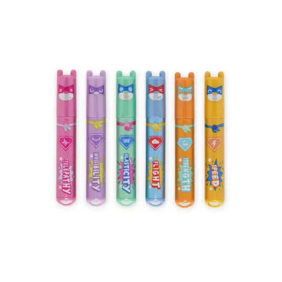 Εικόνα της Set of 6 Mini Highlighters - Teddy's Superpower
