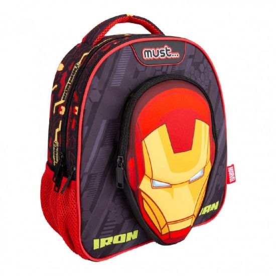 Εικόνα της Σακίδιο Νηπίου Must Marvel Avengers Iron Man με 2 Θήκες