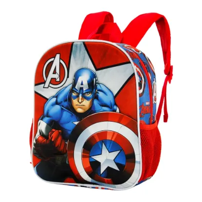 Εικόνα της Marvel Captain America Gravity-Small 3D Backpack, Red