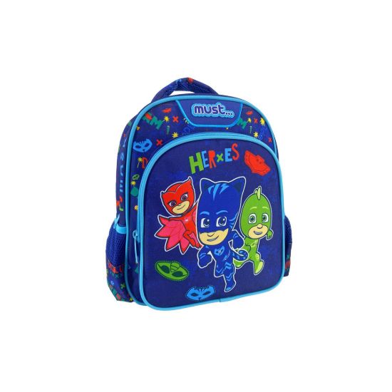Εικόνα της Τσάντα Πλάτης Νηπίου 2Θήκες Pj Masks Heros