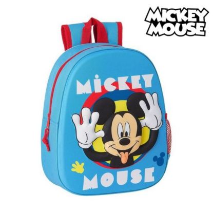 Εικόνα της Παιδική Τσάντα 3D Mickey Mouse Ανοιχτό Μπλε