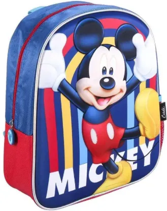 Εικόνα της Σχολική Τσάντα Νηπίου Disney Mickey 3D