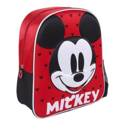 Εικόνα της ΣΧΟΛΙΚΗ ΤΣΑΝΤΑ 3D MICKEY MOUSE ΚΟΚΚΙΝΟ