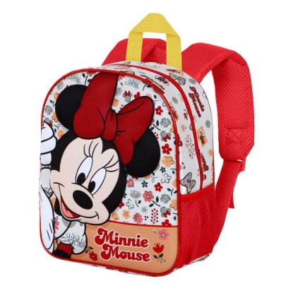 Εικόνα της Disney Minnie Mouse Flowered-Elite 3D Backpack, Red
