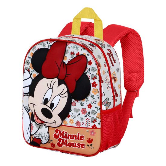 Εικόνα της Disney Minnie Mouse Flowered-Elite 3D Backpack, Red