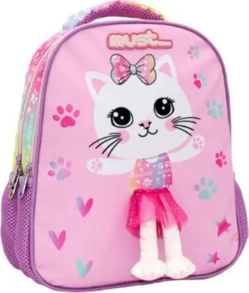 Εικόνα της Charmy Kitty Σχολική Τσάντα Πλάτης Νηπιαγωγείου Ροζ