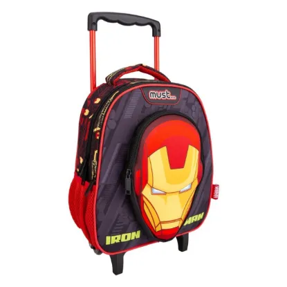 Εικόνα της ΤΣΑΝΤΑ ΤΡΟΛΛΕΥ ΝΗΠΙΟΥ ΜΕ 2 ΘΗΚΕΣ IRON-MAN (27Χ10Χ31 ΕΚΑΤΟΣΤΑ)