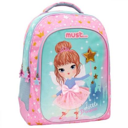 Εικόνα της ΤΣΑΝΤΑ ΔΗΜΟΤΙΚΟΥ MUST LITTLE PRINCESS 3ΘΗΚΕΣ 32X18X43