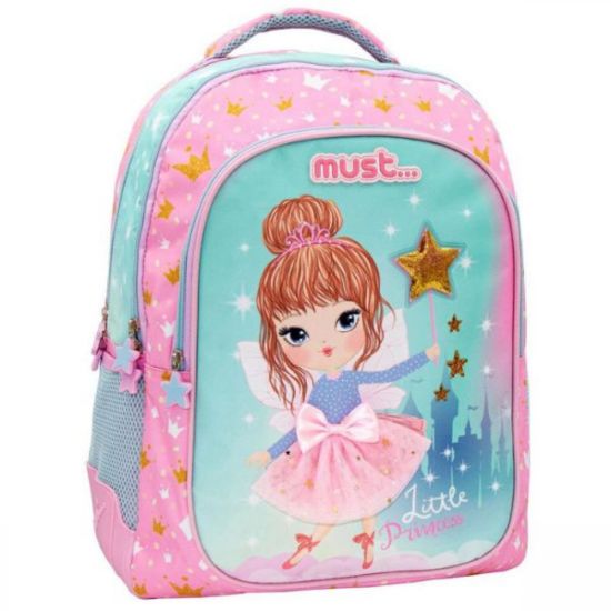 Εικόνα της ΤΣΑΝΤΑ ΔΗΜΟΤΙΚΟΥ MUST LITTLE PRINCESS 3ΘΗΚΕΣ 32X18X43