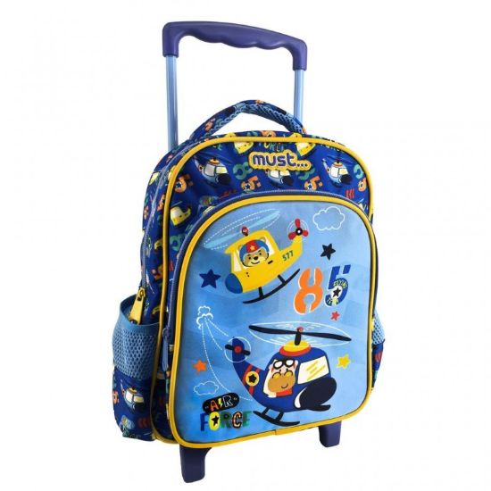 Εικόνα της ΤΣΑΝΤΑ TROLLEY ΝΗΠΙΟΥ AIR FORCE 2 ΘΗΚΕΣ