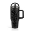 Εικόνα της Leopard Black 900ml (2Handles Lid)