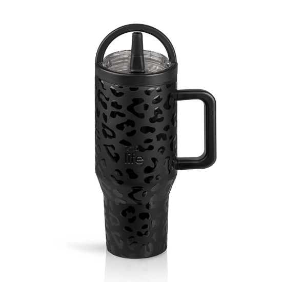 Εικόνα της Leopard Black 900ml (2Handles Lid)