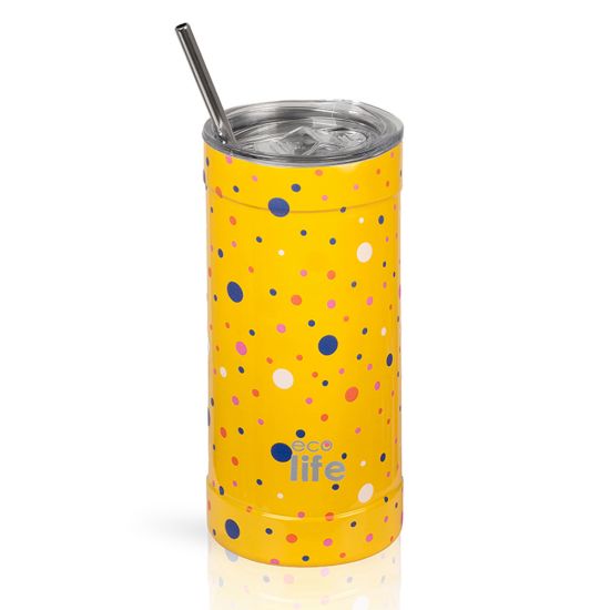 Εικόνα της Dots In Yellow Coffee Thermos 500ml